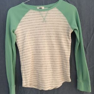 Striped long sleeve shirt